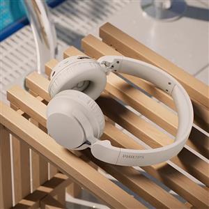 Philips TAH4000WT Kablosuz Kulak Üstü Kulaklık, Dinamik Bas, 70 Saat Beyaz