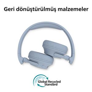 Philips TAH4000LB 32mm, BT6.0, 70 Saat, Kablosuz Kulak Üstü Kulaklık - Açık Mavi