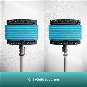 Philips XC8349/01 8000 Aqua Plus Islak/Kuru Dikey Şarjlı Süpürge