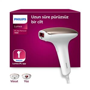Philips Lumea 7000 Serisi SC1997/00 IPL Tüy Alma,Vücut ve Yüz için 2 Başlık,Çanta