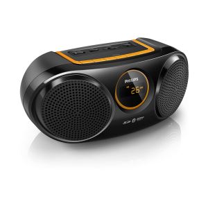 PHILIPS AT10/00 Taşınabilir Kablosuz Hoparlör, 3W Çıkış gücü, Bluetooth, USB