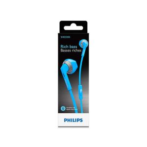 PHILIPS SHE3205BL/00 MİKROFONLU KULAKİÇİ KULAKLIK MAVİ