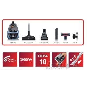 FC 8633 POWERPRO ACTİVE TOZ TORBASIZ ELEKTRİKLİ SÜPÜRGE (2000 WATT)