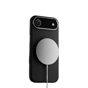 Piili ıPhone 17 Air Leather Magsafe Kılıf - Siyah