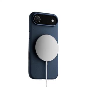 Piili ıPhone 17 Air Leather Magsafe Kılıf - Mavi