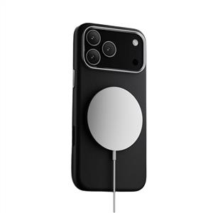 Piili ıPhone 17 Pro Leather Magsafe Kılıf - Siyah