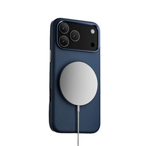 Piili ıPhone 17 Pro Leather Magsafe Kılıf - Mavi
