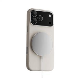 Piili ıPhone 17 Pro Leather Magsafe Kılıf - Titanyum