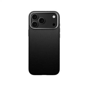 Piili ıPhone 17 Pro Max Leather Magsafe Kılıf - Siyah