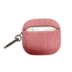 Piili Airpods 4 Kumaş Kılıf - Pembe