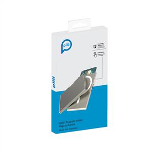 Piili Magsafe Wallet Metal Çöl Titanyum