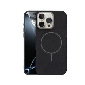 Piili ıPhone 15 Soft Aura Magsafe Kılıf - Siyah