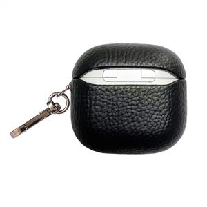 Piili Airpods 4.Nesil Deri Kılıf - Siyah