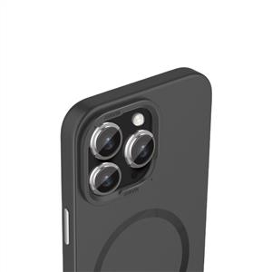 Piili iPhone 15 Jelly Magnet Black Kılıf - Siyah