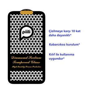 PIILI IPHONE 15 10X ASKERI SINIF EKRAN KORUYUCU
