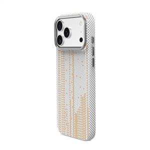 Piili ıPhone 17 Pro Kevlar Serisi Magsafe Telefon Kılıfı - Şehir Beyazı