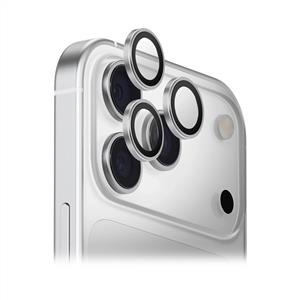 Piili Imperium iPhone 17 Pro/17 Pro Max Safir Ar-Af Lens Koruyucu Gümüş
