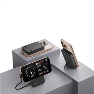 Piili VoltFlex Magsafe Powerbank 10.000 mah - Siyah