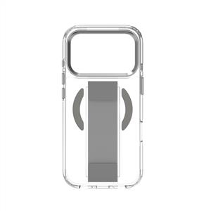 Piili ıPhone 17 Pro Metal Stand Grip Magsafe Kılıf - Gri
