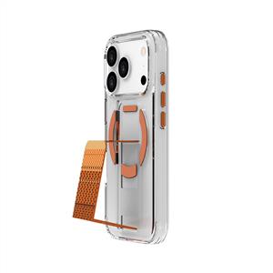 Piili ıPhone 17 Pro Steady Carbon Magsafe Kılıf - Turuncu
