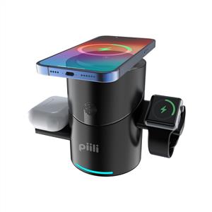 Piili 3 in 1 Wireless Şarj Cihazı