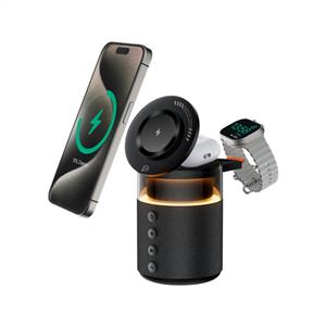 Piili Wireless Kablosuz Şarj İstasyonu P-WRL1 - Siyah