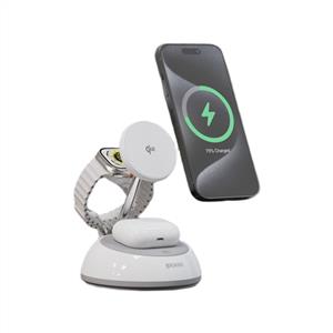 Piili Qi2 20W 3 İn 1 Swan Wirelless Şarj Cihazı