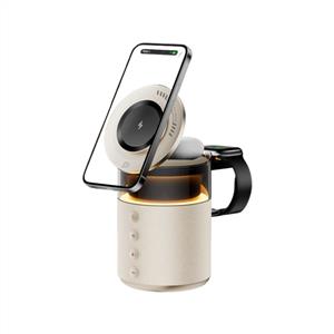 Piili Wireless Kablosuz Şarj İstasyonu P-WRL1 - Altın
