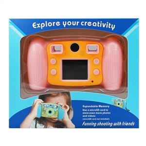 Piili P-KE4 Dijital Çocuk Fotoğraf Makinesi (Pembe)