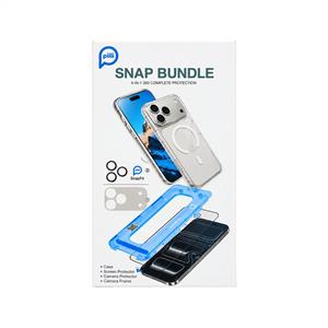 Piili Snap Bundle iPhone 18 Pro ( Kılıf + Ekran Koruyucu + Lens Koruyucu ) 4in1 Set