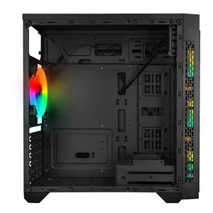 POWER BOOST VK-C12B USB 3.0 TEMPERED GLASS 4x120mm RGB FAN ATX SİYAH KASA