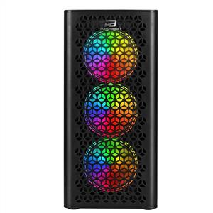 POWER BOOST VK-M202B USB 3.0 MESH 4x120mm RGB FAN ATX SİYAH KASA