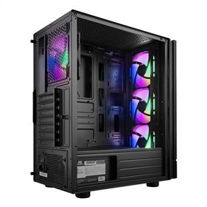 POWER BOOST VK-P3301B 500W USB 3.0 MESH FIXED 4x120mm LED FAN ATX SİYAH KASA