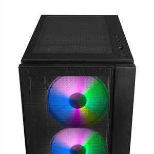 POWER BOOST VK-P3301B 500W USB 3.0 MESH FIXED 4x120mm LED FAN ATX SİYAH KASA