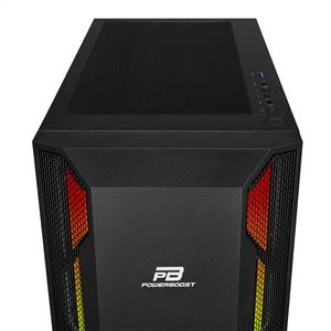 POWER BOOST VK-G3701B 550W 80 PLUS USB 3.0 MESH 4x120mm FAN ATX SİYAH KASA