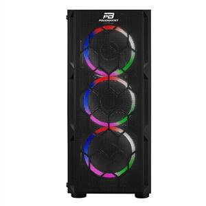 POWER BOOST VK-D501M 650W 80PLUS USB 3.0 MESH 4x120mm RAINBOW ATX SİYAH KASA