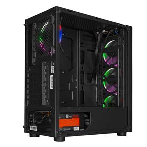 POWER BOOST VK-D501M 650W 80PLUS USB 3.0 MESH 4x120mm RAINBOW ATX SİYAH KASA