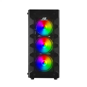 POWER BOOST X59RGB 650W 80 PLUS USB 3.0 TEMPERED 6x120mm RGB FAN ATX SİYAH KASA