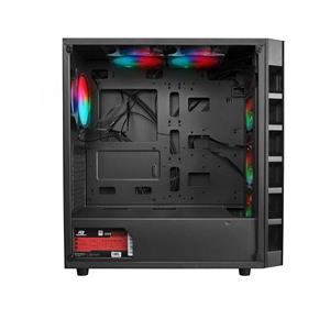 POWER BOOST X59RGB 650W 80 PLUS USB 3.0 TEMPERED 6x120mm RGB FAN ATX SİYAH KASA