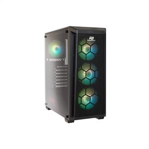 POWER BOOST VK-T01B RGB 650W 80+ Mesh Panel USB 3.0 Mid Tower Kasa