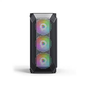 POWER BOOST VK-P1882B 650W ATX USB 3.0 MESH LED FAN SİYAH KASA