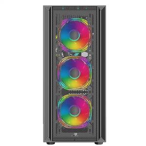 POWER BOOST X-12B USB 3.0 MESH 4 x120mm ARGB FANLI SİYAH KASA