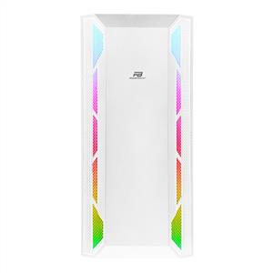 POWER BOOST PB-P3701 650W 80PLUS USB 3.0 ARGB FANLI MESH+STİRP BEYAZ GAMING KASA