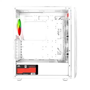 POWER BOOST PB-P3701 650W 80PLUS USB 3.0 ARGB FANLI MESH+STİRP BEYAZ GAMING KASA
