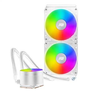 POWER BOOST NOBLE 240mm RAINBOW(LGA1700/AM4/AM5) BEYAZ SIVI SOĞUTMA SİSTEMİ