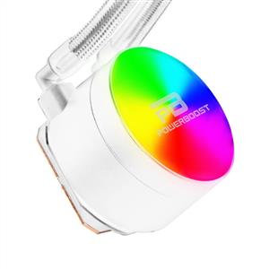 POWER BOOST NOBLE 240mm RAINBOW(LGA1700/AM4/AM5) BEYAZ SIVI SOĞUTMA SİSTEMİ