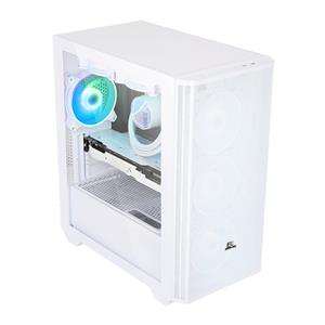POWER BOOST PB-P2252BW USB 3.0 MESH RİNG ARGB FAN M-ATX BEYAZ KASA