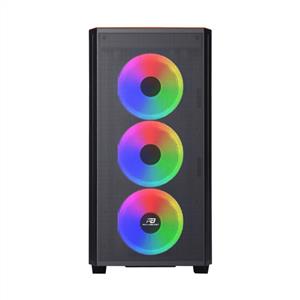 POWER BOOST PB-P2252BO USB 3.0 MESH RİNG ARGB FAN mATX TURUNCU KASA