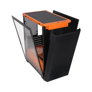 POWER BOOST PB-P2252BO USB 3.0 MESH RİNG ARGB FAN mATX TURUNCU KASA