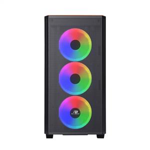 POWER BOOST PB-P2252BP USB 3.0 MESH RİNG ARGB FAN M-ATX MOR KASA